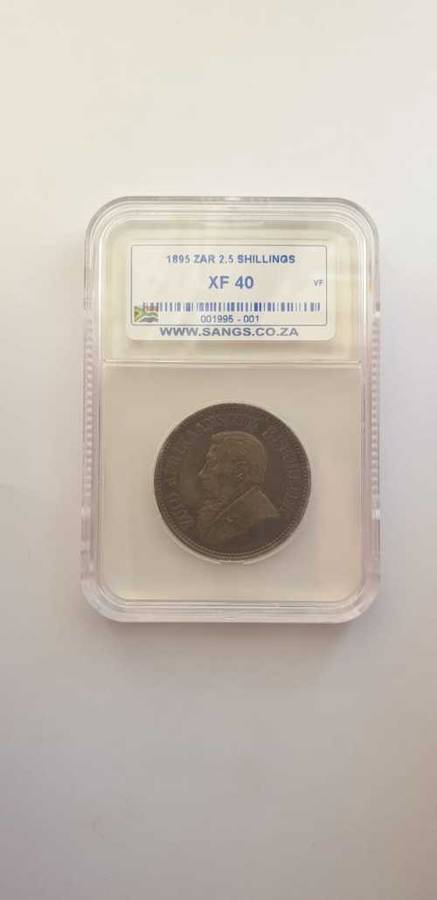 1895 ZAR 2.5 Shilling XF40