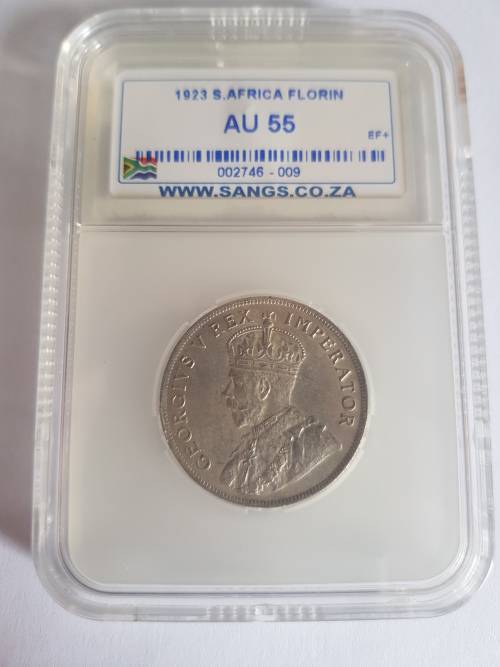 1923 S.AFRICA FLORIN AU55