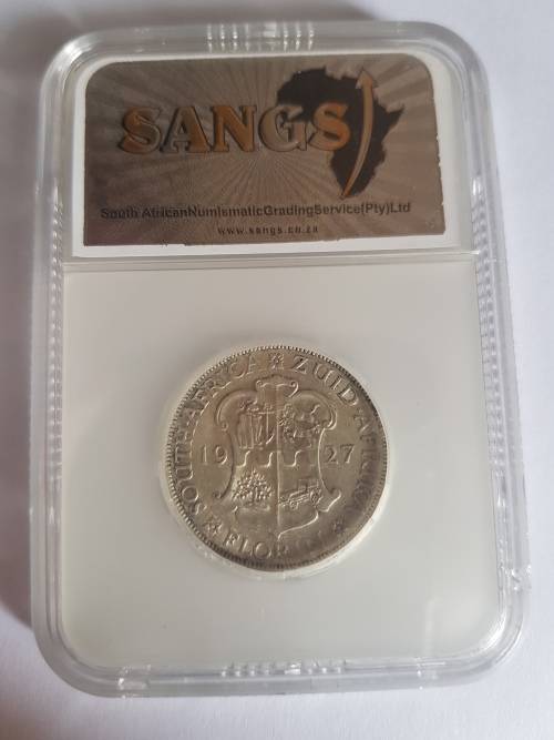1927 S.AFRICA FLORIN XF40