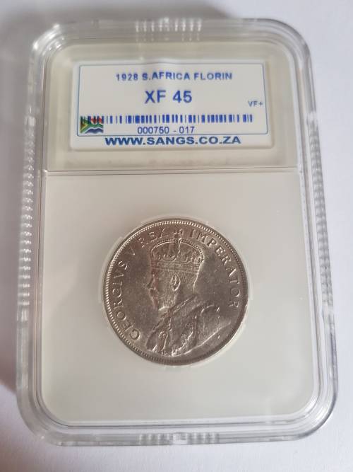 1928 S.AFRICA FLORIN XF45