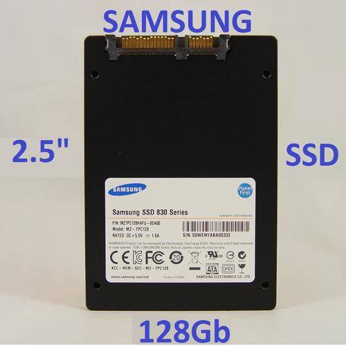 SAMSUNG 2.5" 128GB SATA3 SSD (SOLID STATE DRIVE)