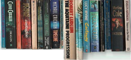 (5thriller) 17 books Thriller /Adventure / General - Clive Cussler, Ian Fleming, John Connolly, plus
