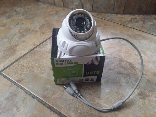 CCTV Indoor  Dome Security Video Camera, 3.6mm Lens 600Tvl