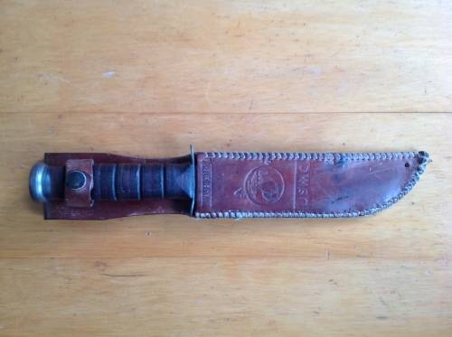 Vintage KA-BAR USMC knife