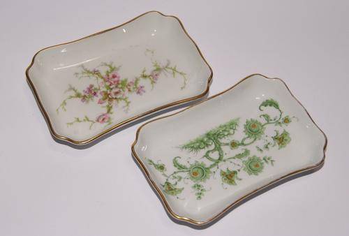TWO DELICATE HAVILAND LIMOGES SWEETS DISHES