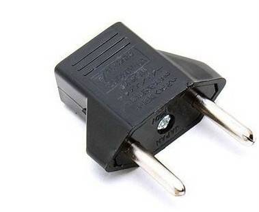 US to South Africa (SA) and EU Plug Travel Adapter Converter (2-prong)