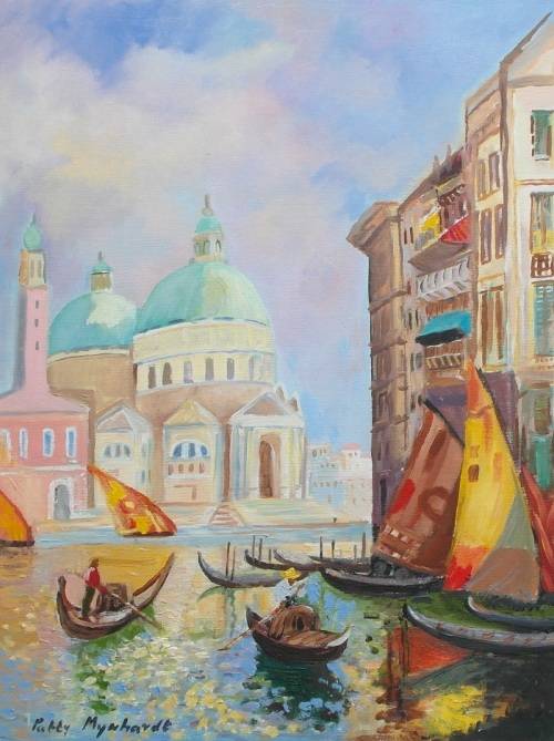 Painting by Patty Mynhardt "Roses" CRAZY WEDNESDAY SPECIAL