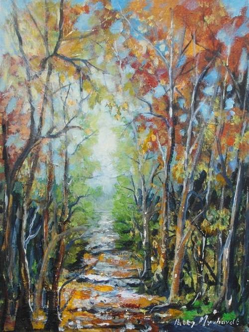 Painting by Patty Mynhardt "Forest Path" Crazy Wednesday Special