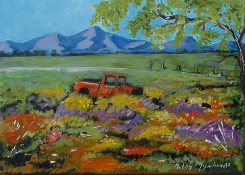 Painting by Patty Mynhardt "Aloe Ferox" Crazy Wednesday Special - 25 x 35 cm