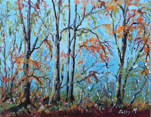 Original Painting by S.A. Artist Patty Mynhardt - "Forest"