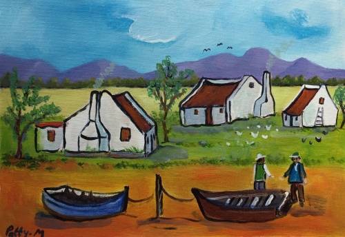 "Table Mountain" Oil Painting by Patty Mynhardt - Crazy Wednesday Special