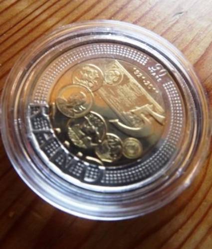 2011 SARB Uncirculated encapsulated R5 Coin