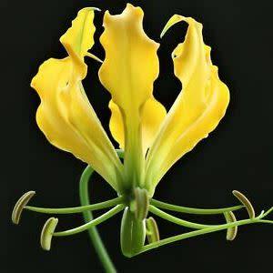 10 Gloriosa superba - Yellow Flame Lily Seeds - Indigenous Bulbous Perennial Climber Vine - NEW