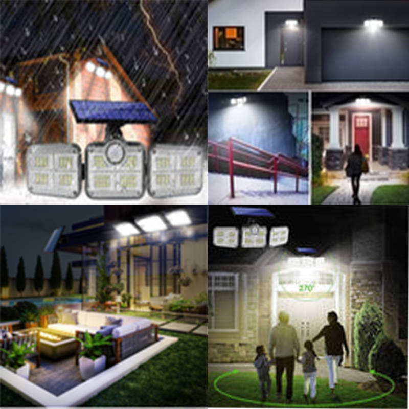 Convenient And Practical 30W Solar Sensor Lamp German Technology With Remote Control