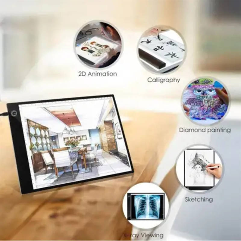 Convenient And Exquisite Educational Led Drawing Board, Painting Copy Light Box, Stepless Dimming Di
