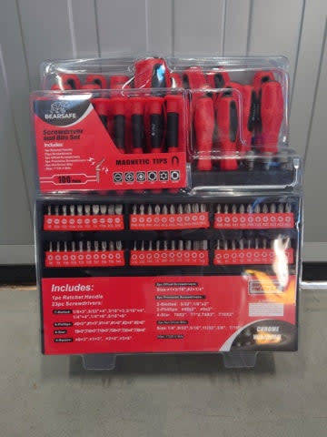 Screwdriver And Bit Set 100 Parts