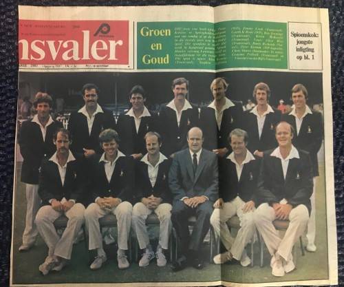 SA - WEST INDIES REBEL CRICKET TOUR SIGNED COVER