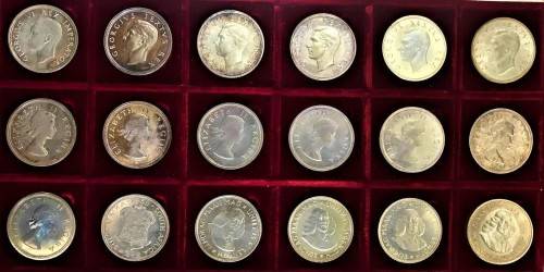 SA COMPLETE SET OF PROOF CROWNS - RARE!!!!