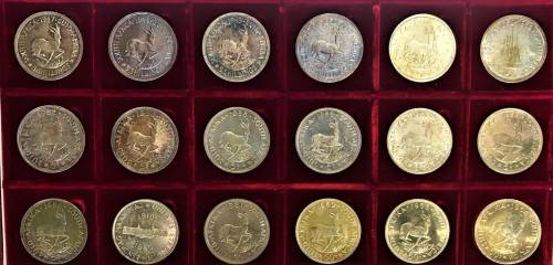 SA COMPLETE SET OF PROOF CROWNS - RARE!!!!