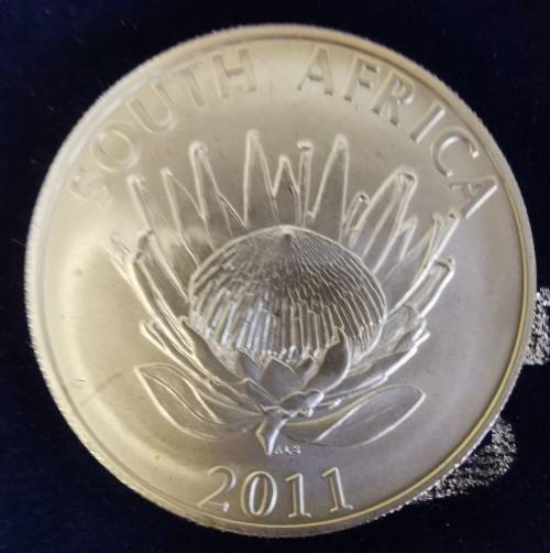 RSA 2011 UNC SILVER RAND - J M COETZEE
