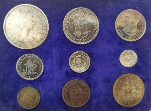 SA 1956 PROOF SET IN SA MINT BOX