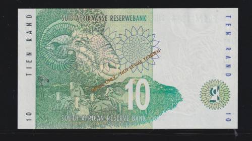SA MBOWENI R10 X 11  UNC BANKNOTES  IN SEQUENCE