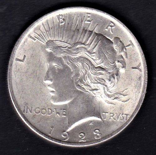 1923 PEACE SILVER DOLLAR