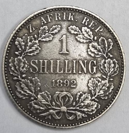 ZAR  SHILLING 1892