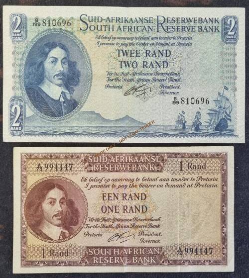 RISSIK BANKNOTE COLLECTION X 2 NOTES