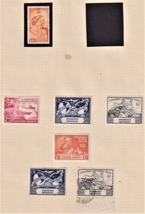 NORTHERN RHODESIA MINT & USED  COLLECTION ON PAGES