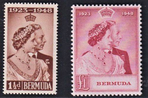 BRITISH COMMONWEALTH 1948 SILVER WEDDING #1 - GREAT MNH LOT!