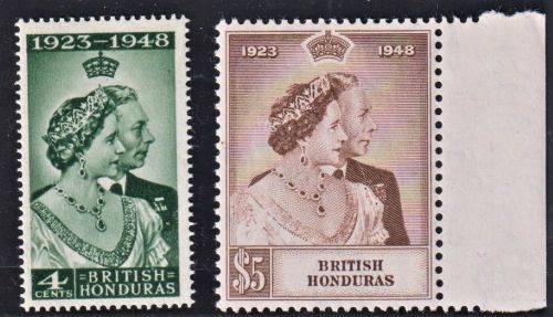 BRITISH COMMONWEALTH 1948 SILVER WEDDING #1 - GREAT MNH LOT!