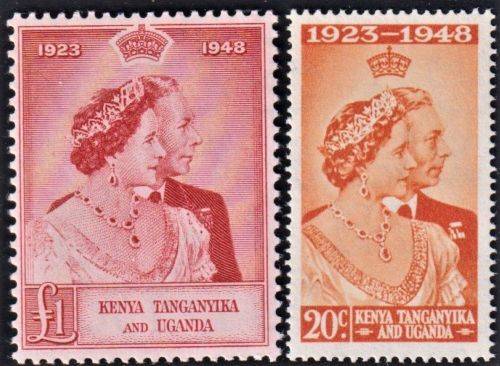 BRITISH COMMONWEALTH 1948 SILVER WEDDING #1 - GREAT MNH LOT!