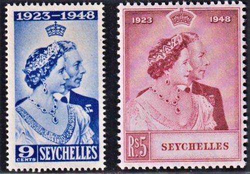 BRITISH COMMONWEALTH 1948 SILVER WEDDING #7 - GREAT MNH LOT!