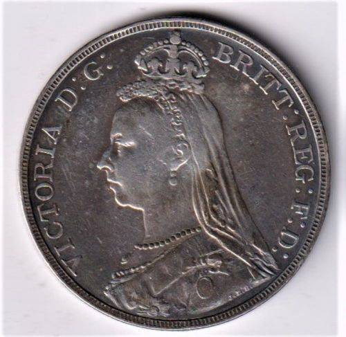 GREAT BRITAIN 1891 VICTORIAN CROWN