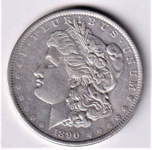 1890 Morgan Silver Dollar