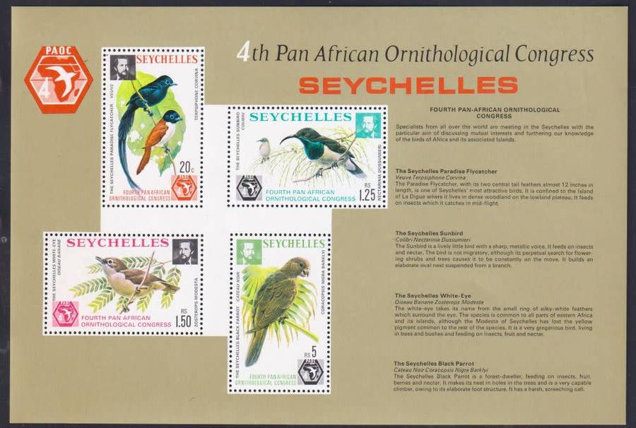 SEYCHELLES UM BIRD & WILDLIFE COLLECTION - TERRIFIC LOT!