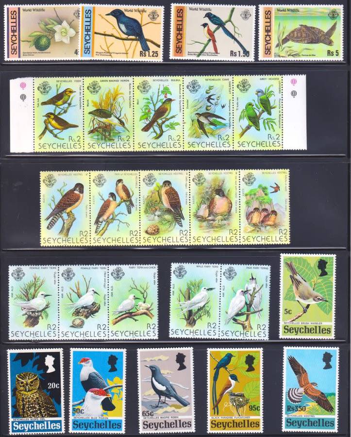 SEYCHELLES UM BIRD & WILDLIFE COLLECTION - TERRIFIC LOT!