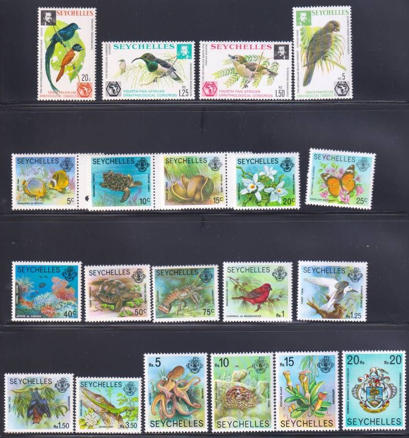SEYCHELLES UM BIRD & WILDLIFE COLLECTION - TERRIFIC LOT!