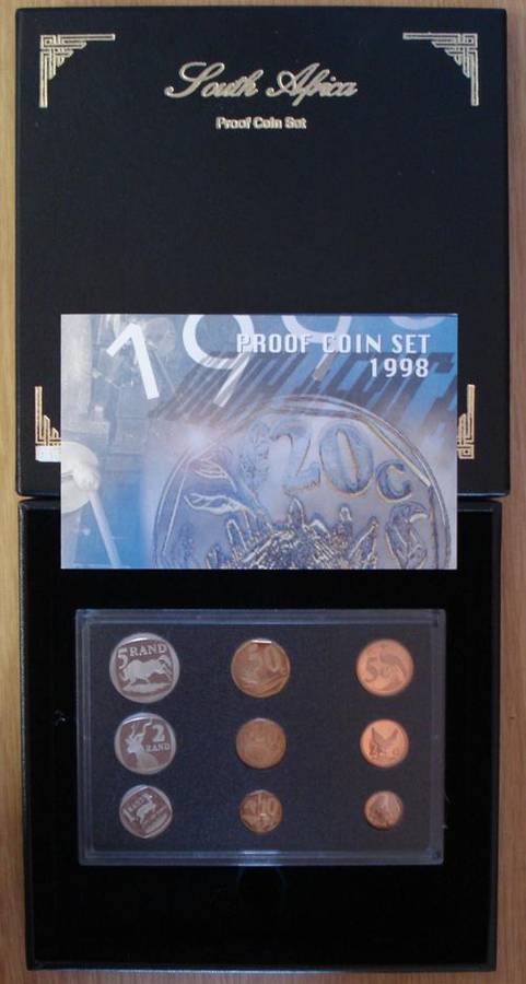 SOUTH AFRICA  1998 PROOF SET