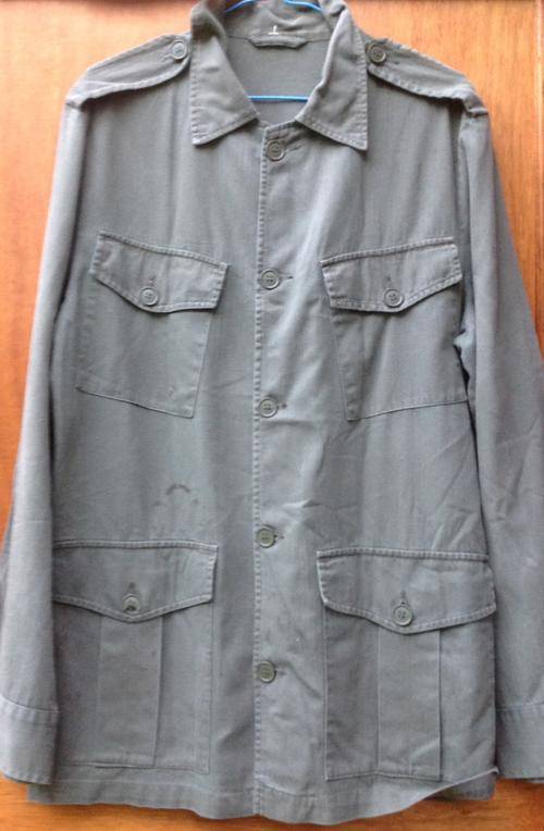 UNKNOWN GREEN 4-POCKET LONG SLEEVE SHIRT