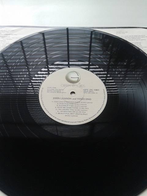 John Lennon and Yoko Ono - Double Fantasy LP VG + Crazy R1 Start !!