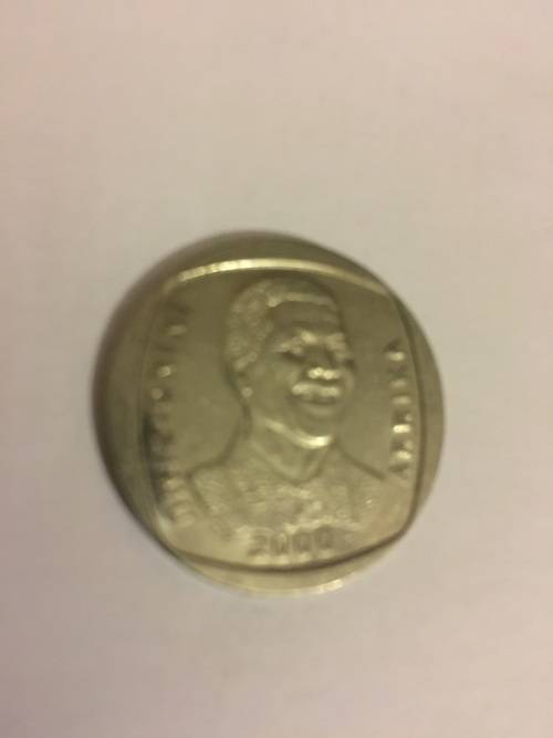 55x 2000 smiley R5 coin,the rarest of them all!!