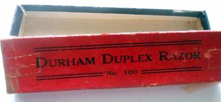 Vintage Durham Duplex Razor no.100 Sheffield UK Hair Trimmer w Box