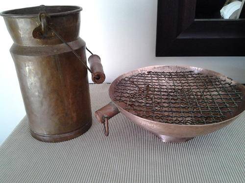Two lovely old copper items
