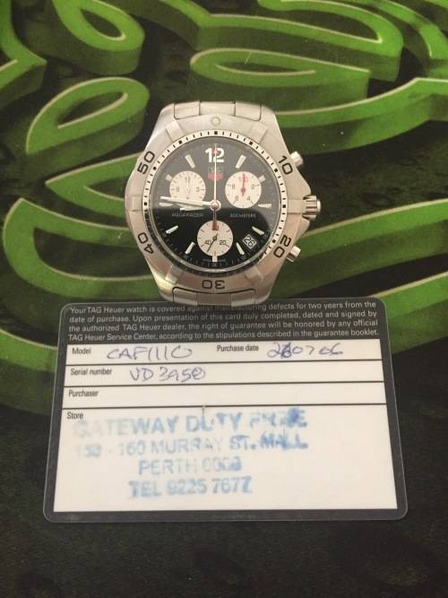 TAG HEUER AQUARACER