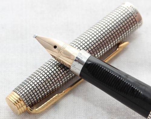 Two Vintage Parker 75 fountain pens