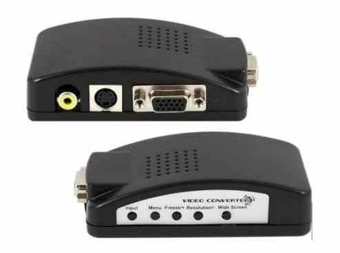 RCA to VGA AV to VGA Converter