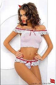 Sexy 2-piece,mesh/lace