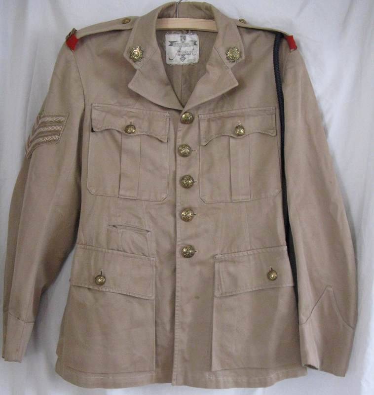 WW2 SASC ZAI/SAI JACKET WITH SGT RANK.